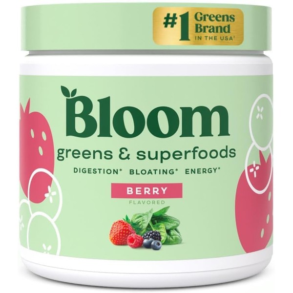 Bloom Nutrition Super Greens Powder Smoothie & Juice Mix -