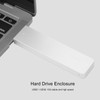 Magnetic Hard Drive Enclosure M.2 for SATA USB3.1 Hard Drive