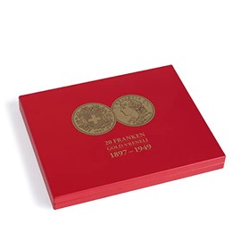 Leuchtturm Volterra 365158 Coin Box for 28 Vreneli Gold Coins in Capsules for 20 CHF
