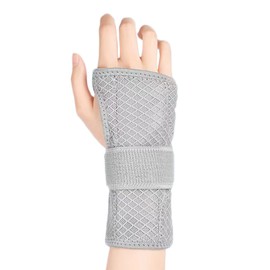 Wrist Support, Wristband, Sports, Basketball, Tennis, Firm Fixation, Muscle Training, Wrist Protection, Daily Life, One Size Fits Most, Unisex, Right Hand Only (Gray - Right L)