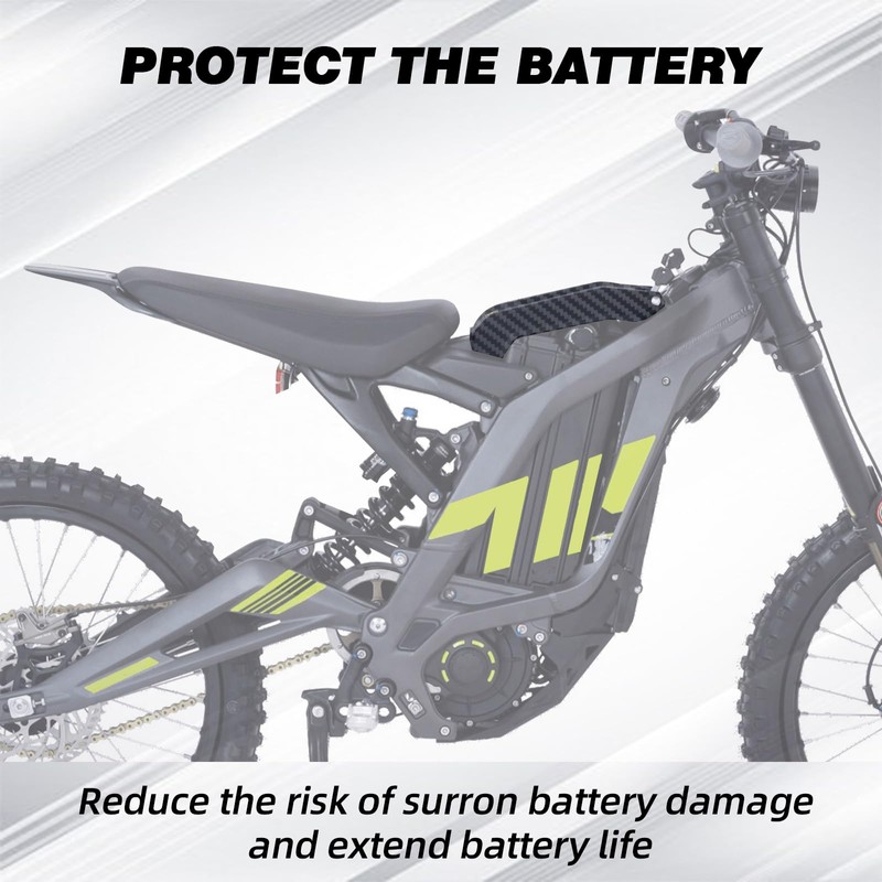 JFG RACING Sur Ron Battery Cover Carbon Fiber Pattern for