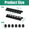 ZKFSIE 6-Slot Pool Cue Holder Wall Mount, Vertical Billiard Cue