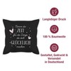Shirtracer Cushion 50 x 50 cm - Statement with Sayings