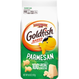 Pepperidge Farm Goldfish Parmesan Crackers, 6.6 oz. Bag (Pack of 4)