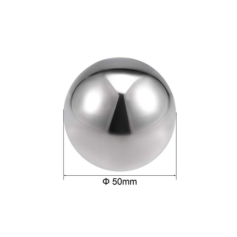 sourcing map 304 Stainless Steel Hollow Cap Ball for Railing