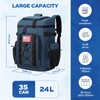 Maelstrom Backpack Cooler,Soft Lightweight Leakproof Cooler Backpack,35 Can Insulated Cooler