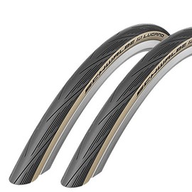 Schwalbe Lugano 700 x 25c Road Bike Tyres - Beige (Pair)