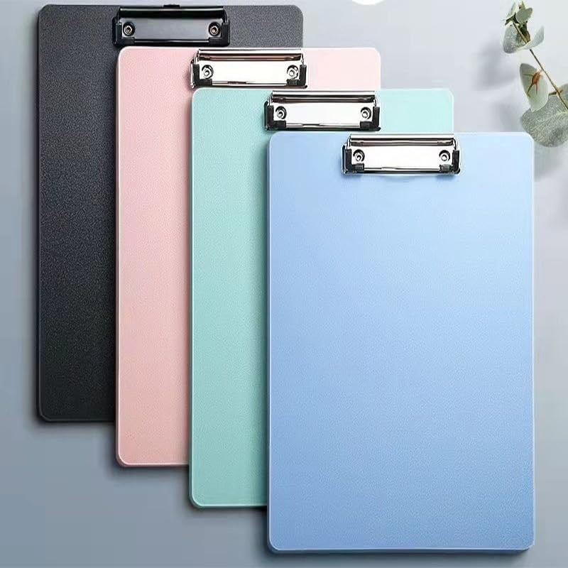 Aladeno A4 Clipboard, Portable Thickened Plastic Clipboard, Multipurpose Desktop Document