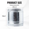 ZOWZEA 6 Inch Round Galvanized Steel Duct Connector - Metal