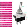 KILIGEN Metal Toggle Switch 25A 12VDC/15A 24VDC/10A 250VAC/15A 125VAC SPST