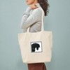 CafePress Friesian Grin Tote Bag Reusable Natural Beige Canvas Shopping