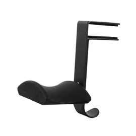 SHOWERORO Adjustable Metal Headset Holder Clip Ergonomic Headphone Hanger Hook for Desk Scratch Design with Detachable Storage Sturdy and Durable Support for Headphones