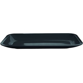 zakdesigns Dinner Platter Seaside 31,5x15 cm in Black, Melamine 31.5 x 15 cm