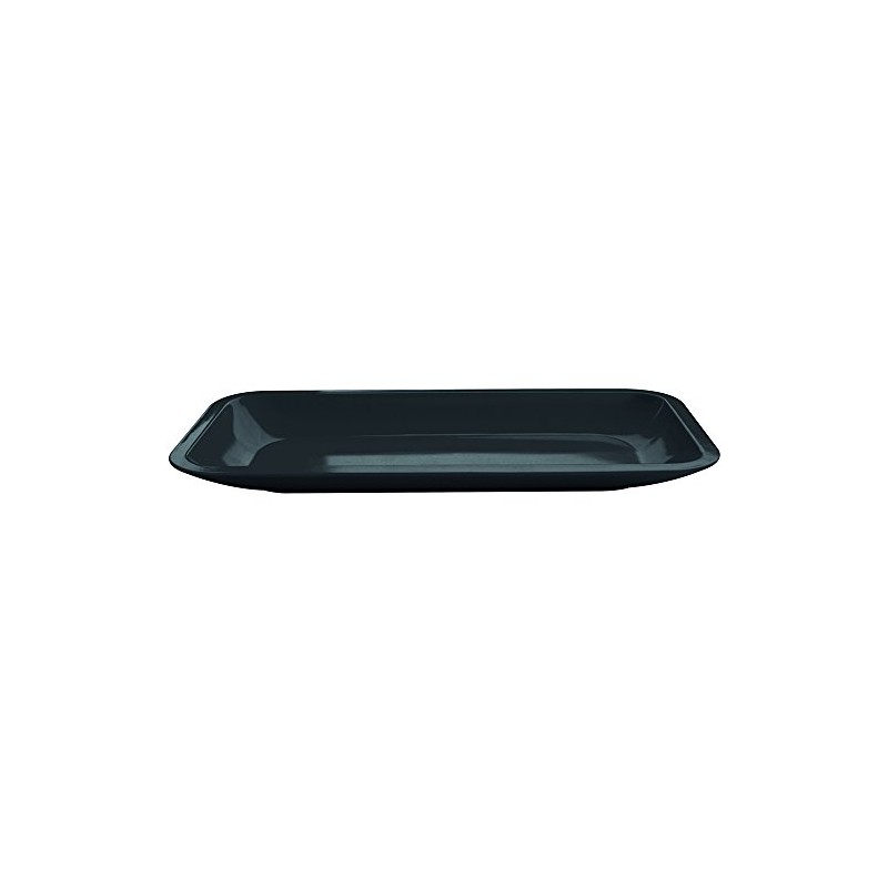 zakdesigns Dinner Platter Seaside 31,5x15 cm in Black, Melamine 31.5