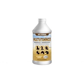 Multivitamin for Poultry - Mineral Aminoacids for Poultry Farm Aves de Corral 500 ml Vitamina para Gallos LUVAROBLLC