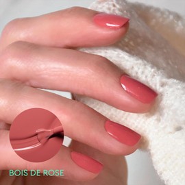 Manucurist Green Flash LED Gel Nail Polish - Shell Beige - 12-Free, Bio-Sourced (84%) Nail Polish - Made in France - 0.5 fl oz