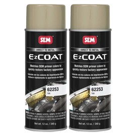 SEM Ez Coat Direct to Metal Coating | Car Paint for Bare Metal Surfaces, Paintable on Most Basecoats, Primers and E-Coats, Approximate Coverage Area of 13 Square Feet | 2-Pack |