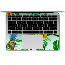 IT'S A SKIN Skins Compatible with Apple(R) MacBook Air(R) 11 inch Laptop Notebook Skin Vinyl Stickers Cover Decals, Fits Model A1370, A2471, A1465, A2924 - tropical floral pattern pineapple palm trees