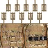 IronSeals 10 Pack Square Shape Tactical Gear Clip Molle Web