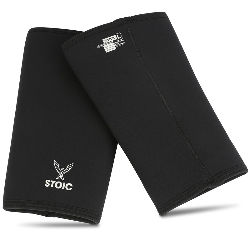 Stoic Knee Sleeves for Men Women - 7mm Neoprene Knee
