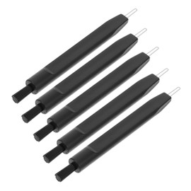 Baluue 5pcs U-shaped Hook Cleaning Brush Cleaning Tools for Hearing and Earphones Gentle Touch for Safe for Ear Wax and Skin Debris Removal