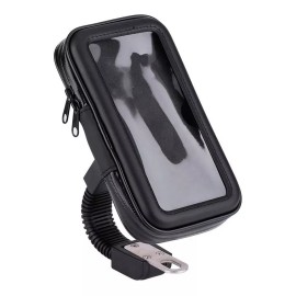 Holder Motorcycles Soporte Base Porta Celular Motocicleta Moto Con Cargador Usb