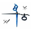 Black and Blue Japanese Steel Premium Hair Cutting Scissors Shears