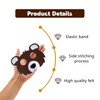 Yimluofa 4 Pack Bears Card Masks Funny Animal Felt Masks