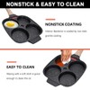 Bobikuke Fried Egg Pan, Egg Frying Pan with Lid Nonstick