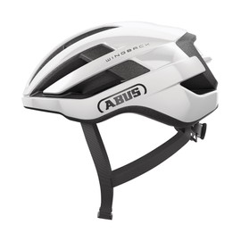 ABUS WingBack Road Bike Helmet - Simple Road Helmet for Sporty Everyday and Leisure Riding - for Adults and Teenagers - White, Size S