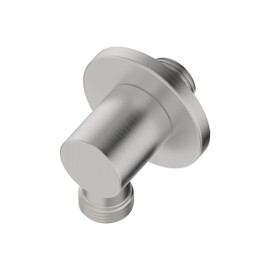 Duttao Wall Supply Elbow for Hand Held shower,with Connector Body and Washer, Wall-mount Hose Connector,without Shower Head and Hose (Brushed Nickel) DA-0045-BN