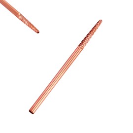 Corintian Nail Cutter Attachment Carbide Pointed Cone Bit Fine Extra Coarse for Manicure, Pedicure of Gel Nails, Acrylic Nails Accessories as Callus Cutter and Cuticle Remover (Medium)