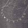 The Positive Christian Soul Sister Necklace - Unbiological Sister Gift