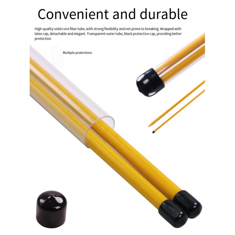 Golf Alignment Sticks 2-Pack - 48" Tri-Fold Golf Training Aid