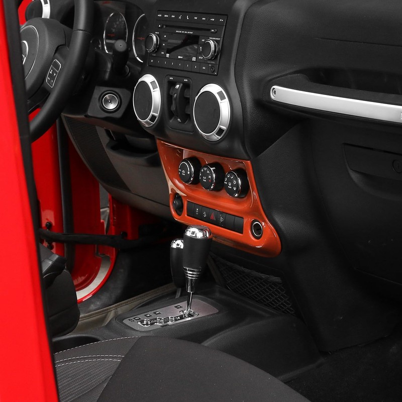 RT-TCZ Wrangler Accessories Air Conditioning Switch Panel Cover Trim Interior