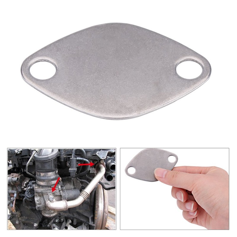 EGR Valve Gasket, Stainless Steel EGR Valve Blanking Block Plate