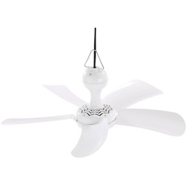 Sichler Haushaltsgeräte Mobile Ceiling Fan: Mobile Ceiling Fan VT-141.D with Hanger, 41 cm, 9 W (Ceiling Fan Slow Running, Mini Fan)