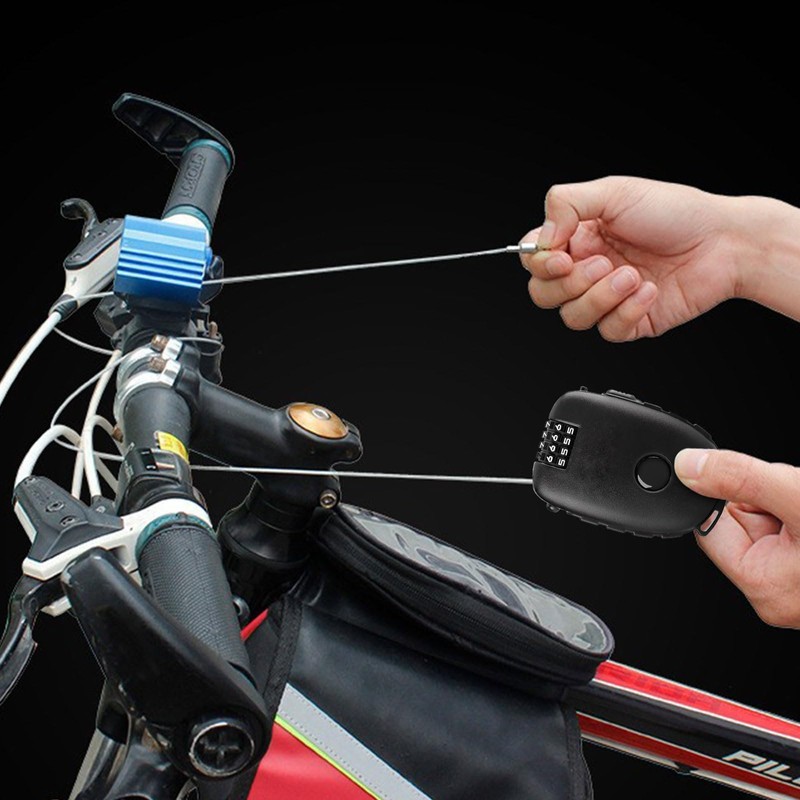 ANBOO Scooter Lock, 90 cm Cable Lock Lightweight with 4-Digit