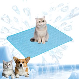 YXHZVON Pet Cooling Mat Summer Cooling Pad for Dogs Blue