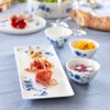 NARUMI 97154-23355 Milano Blue Plum Blossom Chintz Pattern Dinnerware Set,