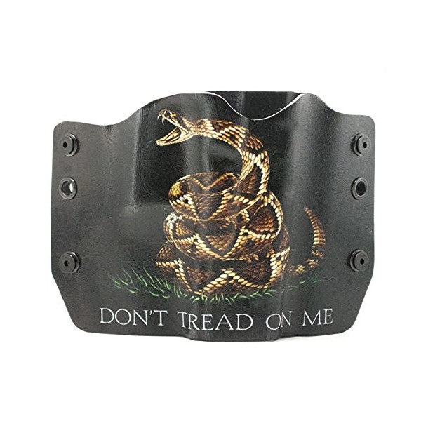 Don't Tread On Me Black - OWB Holster (Right-Hand, for Taurus Judge Poly)