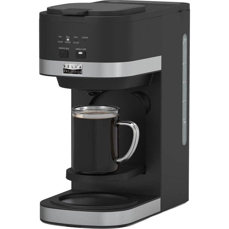 Bella Pro Series - Single Serve & 12-Cup Coffee Maker