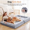 Large Dog Bed Orthopedic Washable: Beds Bolster XL Bed Large