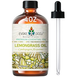 EVOKE OCCU Lemongrass Essential Oil for Diffuser Candle Spray Soap Making - 4 FL Oz