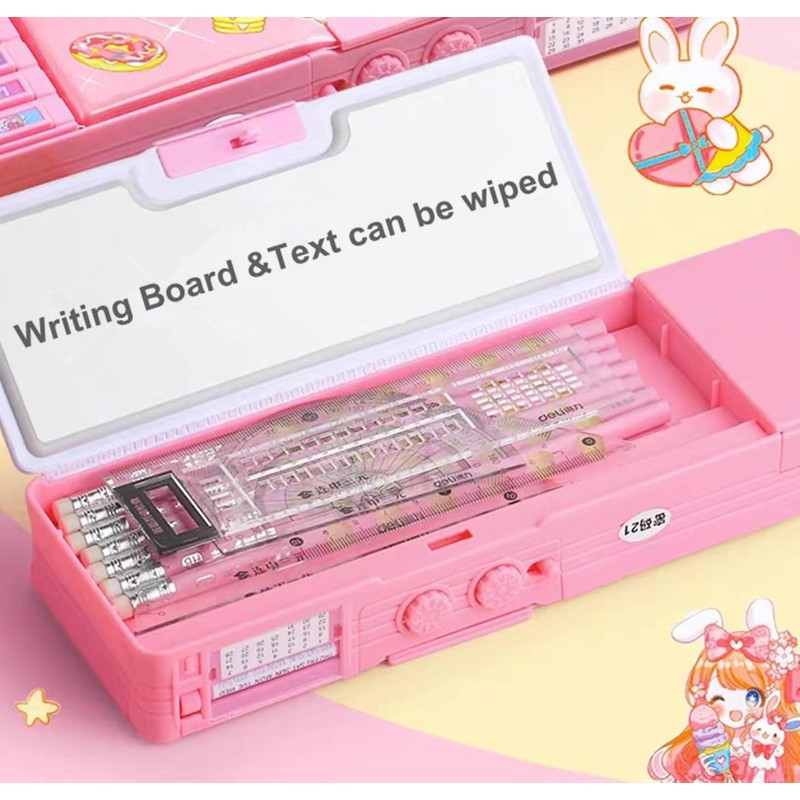 ASMANNA Pop up Multifunction Pencil Case for Kids, kawaii Pen