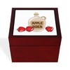 CafePress Apple Cider Memory Keepsake Jewelry Box, 5"x5"x3.75"