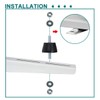 Daisypower Air Conditioner Rubber Anti-Vibration Mounts Pad, Shock Absorbing Isolator