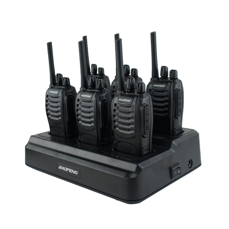 BAOFENG BF-88A Walkie Talkies 6 Way Charger Bulk FRS Radio