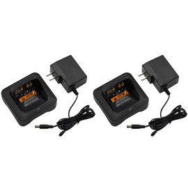 2-Pack XPR3500e Charger PMPN4527A PMNN4409AR Charger for Motorola XPR7350 XPR3300e XPR7350e XPR7550e XPR7580e XPR3000e XPR3300 XPR6550 XPR7550 PMNN4409 (No Impres)