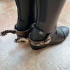 QualiTime Western Cowboy Spurs with Straps Set - Antique Solid